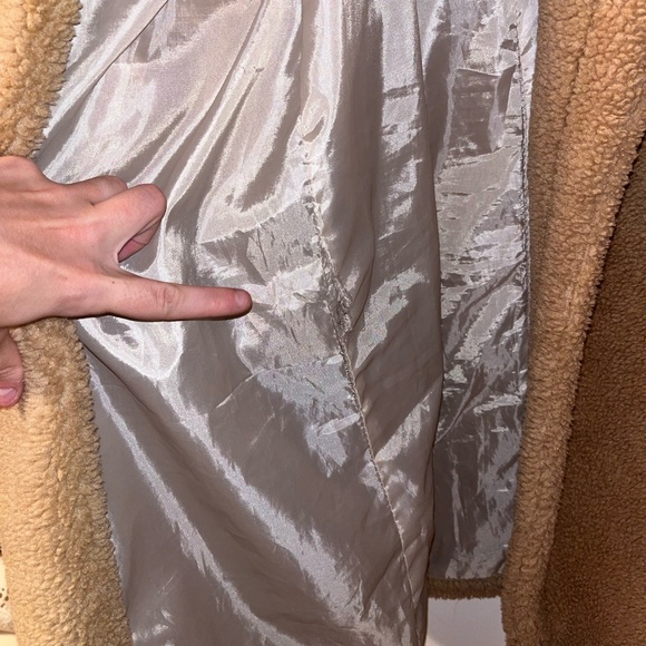 COMMENSE Khaki/Light Brown Seeking Adventure Fleece Coat - Picture 5 of 6